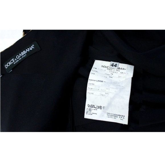 DOLCE & GABBANA Brown & Tan Leopard Printed Knee-Length Dress - Picture 7 of 7